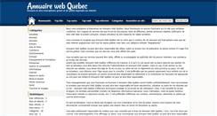Desktop Screenshot of annuaire-web-quebec.com