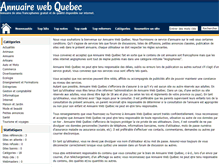 Tablet Screenshot of annuaire-web-quebec.com